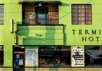 Detail of the Terminus Hotel